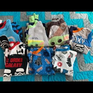 Lot of 7️⃣ kids pajamas ⭐️ STAR WARS ⭐️